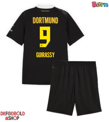 Borussia Dortmund Serhou Guirassy #9 Udebanesæt Børn 2026-27 Kort ærmer (+ korte bukser)